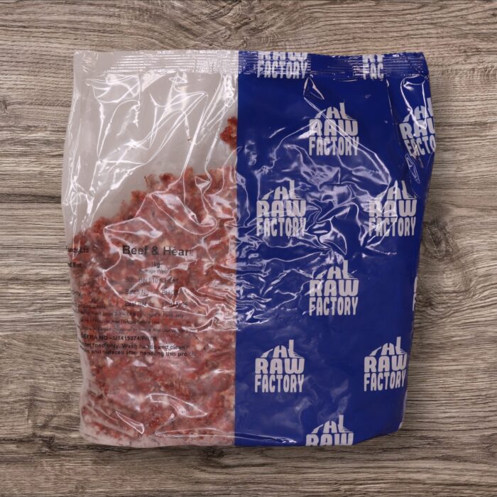 The Raw Factory Beef and Heart 1Kg