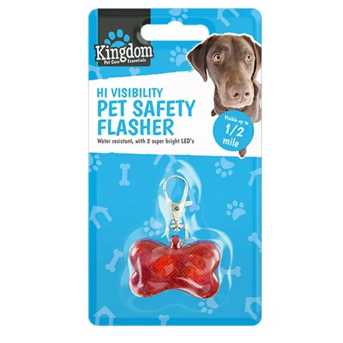 Kingdom Hi-Visibility Pet Safety Flasher