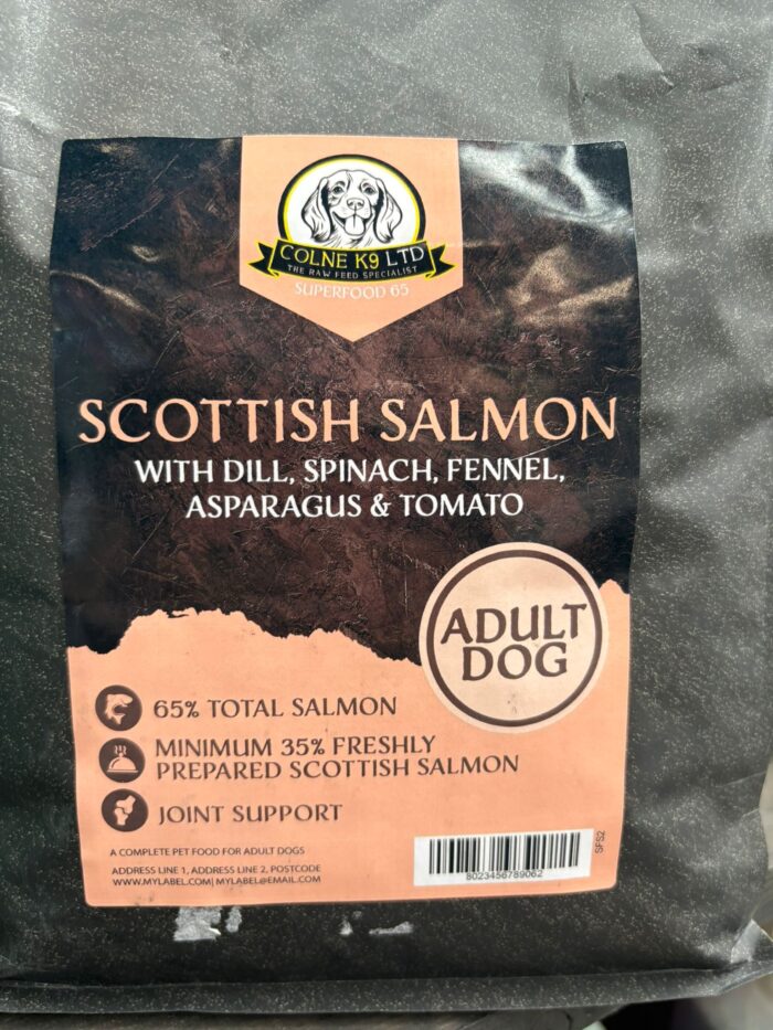 Colne K9 Superfoods Adult Dog – Salmon 2kg